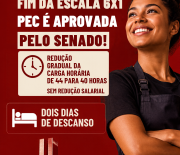 Aprovação da escala 6×1 (1) Aprovação da escala 6x1 (1)